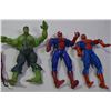 Image 3 : Hulk and Spiderman Figures