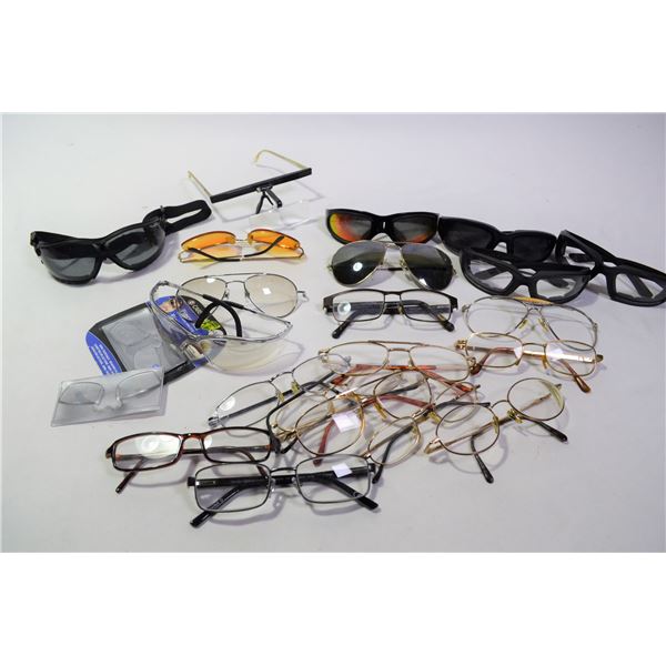 Glasses and Sunglasses Lot