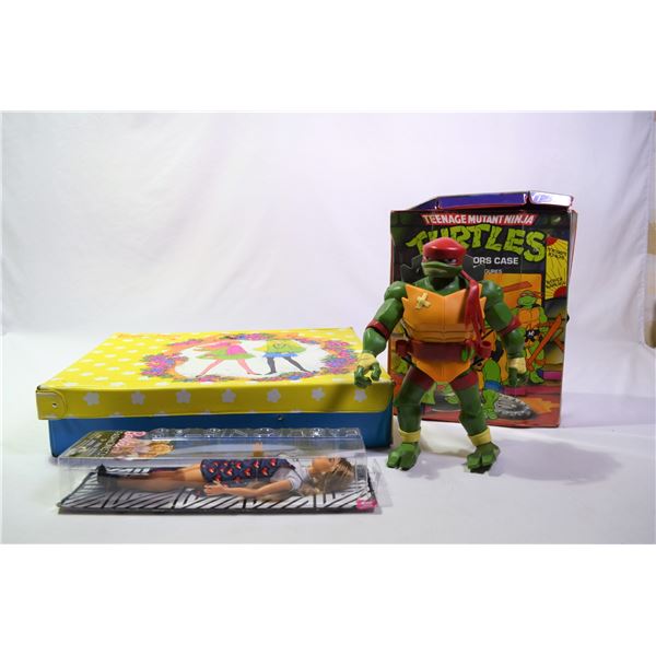 Barbie and TMNT Doll with Case