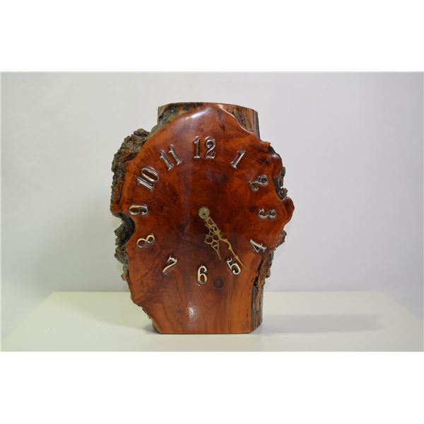 Burl Wood Clock