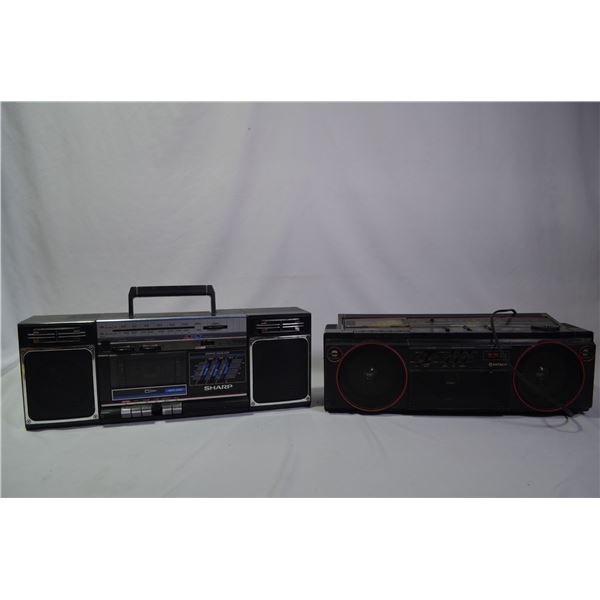 Two Boomboxes