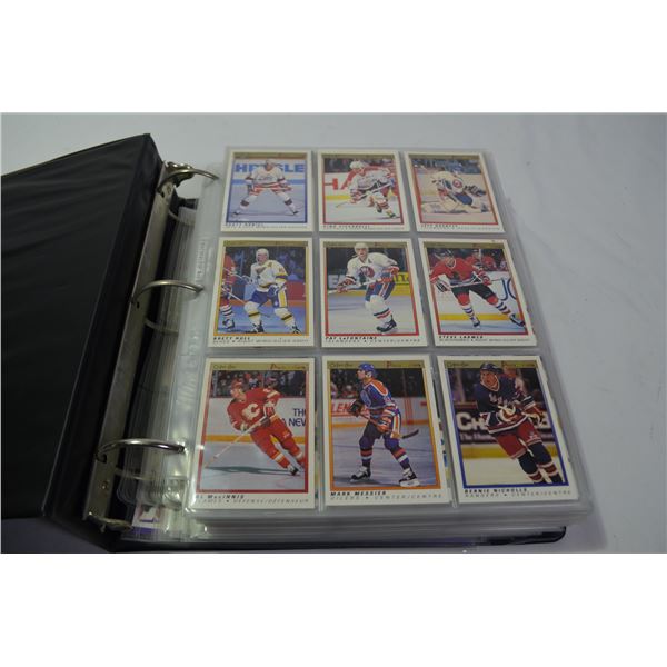 Binder of Hockey Cards