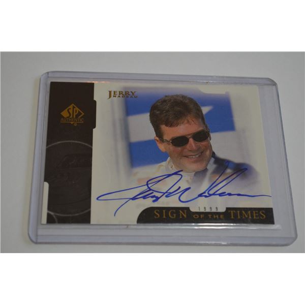 Jerry Nadeau Signed Card