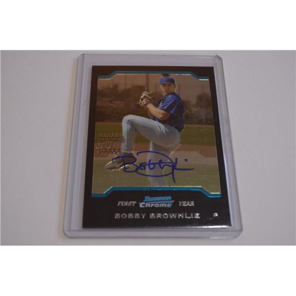Bobby Brownlie Signed Card