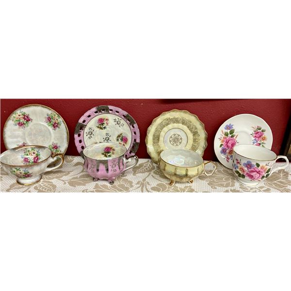 TEACUPS, LOT OF FOUR
