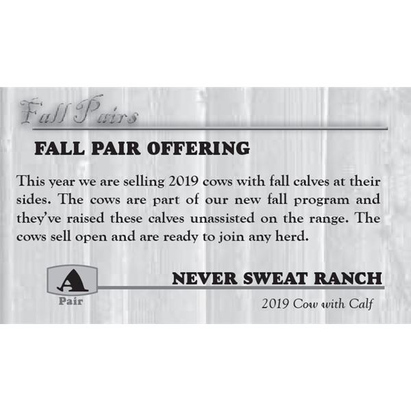 FALL PAIR OFFERING