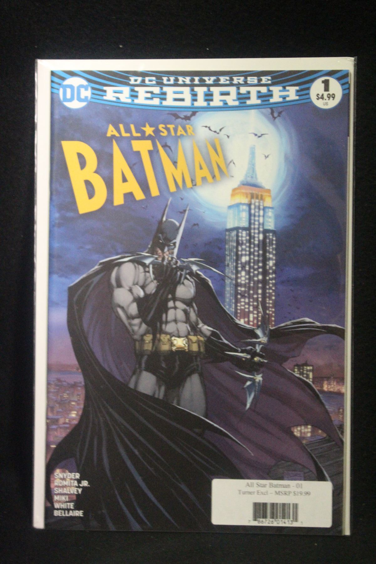 All-Star Batman #1 DC Rebirth Michael Turner Exclusive