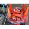 Image 3 : Pallet Multiple Orange Traffic Pylon Cones & Bases