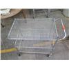 Image 2 : Metal 3 Tier Rolling Wire Mesh Cart