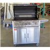 Image 1 : UI Outdoor Grill w/ Side Panels & Under-Cabinet (Needs New Burners)