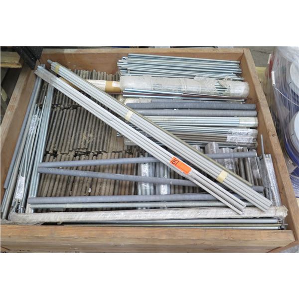 Threaded Rods Pallets Pallet Multiple Threaded Metal Rods - Stainless Steel/Galvanized/Zinc/FRP