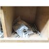 Image 8 : Multi-Section Shelf & Contents:  Nuts & Bolts, Washers, Clamps, Screws, StrongTie, etc