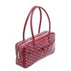 Image 3 : Goyard Burgundy Leather Print St. Martin Shoulder Bag