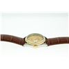Image 5 : Rolex Mens 2T Champagne Index Wristwatch With Brown Leather Band With Rolex Box