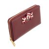 Image 2 : Marc Jacobs Burgundy Leather Bow Zippy Wallet