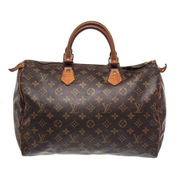 Louis Vuitton Brown Speedy 35cm Satchel Bag