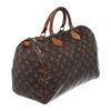 Image 3 : Louis Vuitton Brown Speedy 35cm Satchel Bag