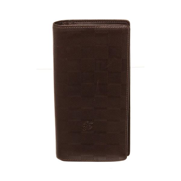 Louis Vuitton Brown Damier Canvas Brazza Wallet