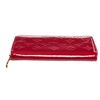 Image 4 : Louis Vuitton Red Monogram Vernis Leather Zippy Wallet