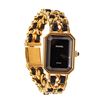 Image 1 : Chanel Gold Leather Premiere L Watch