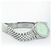 Image 8 : Rolex Mens Stainless Steel Green Diamond 36MM Oyster Perpetual Datejust