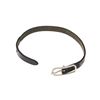 Image 6 : Hermes Black Leather 1 Bracelet