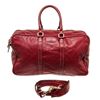 Image 1 : Gucci Red Leather Travel Bag