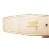 Image 6 : Hermes Red White Leather H Belt