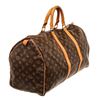Image 3 : Louis Vuitton Brown Monogram Keepall 45cm Travel Bag