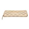 Image 4 : Louis Vuitton Beige Damier Canvas Zippy Wallet