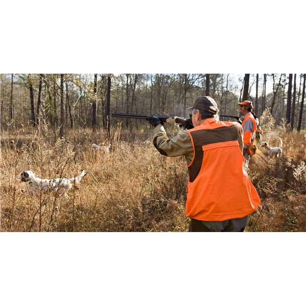 1 day Guided Quail hunt for 2 hunters at Dunaway Hunting and Fishing Club in Dunlap, TN. Donated by