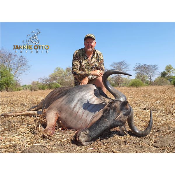 a 4-night Kruger National Park safari and 4-night plains game hunt for black wildebeest and springbu