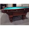 Image 1 : Brunswick-Balke Collender Co. Pool Table - Knights of Columbus