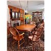 Image 11 : Country Dining Room Table and 8 Matching Chairs