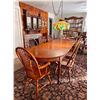Image 1 : Country Dining Room Table and 8 Matching Chairs