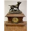 Image 1 : Seth Thomas Mantel Clock with Dog Statue