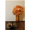 Image 1 : Carnival Glass Basket and Jack and the Pulpit Vase