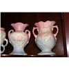 Image 2 : Hull Pottery, 4 Double Handled Vases