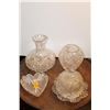 Image 2 : 4 Pieces of Cut Glass