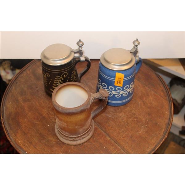 2 Steins and Mug
