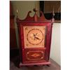 Image 1 : Pillar and Scroll Clock with Marquetry Inlay