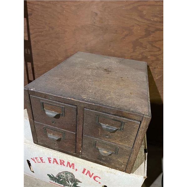 Globe Wooden File Cabinet