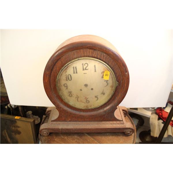 Oak Mantel Clock