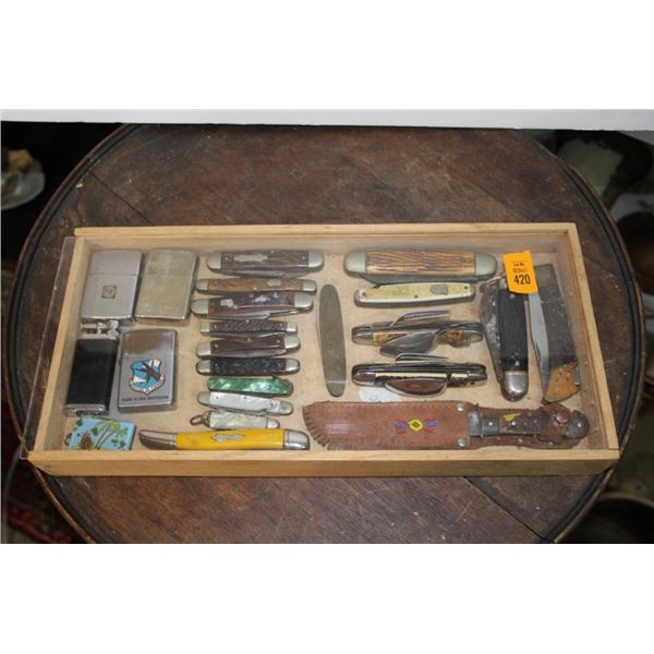 Pocket Knife/Lighter Collection