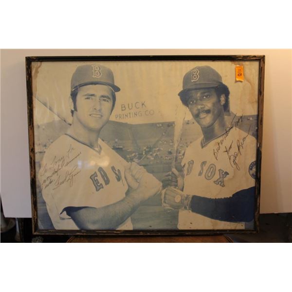 Autographed Red Sox Picture
