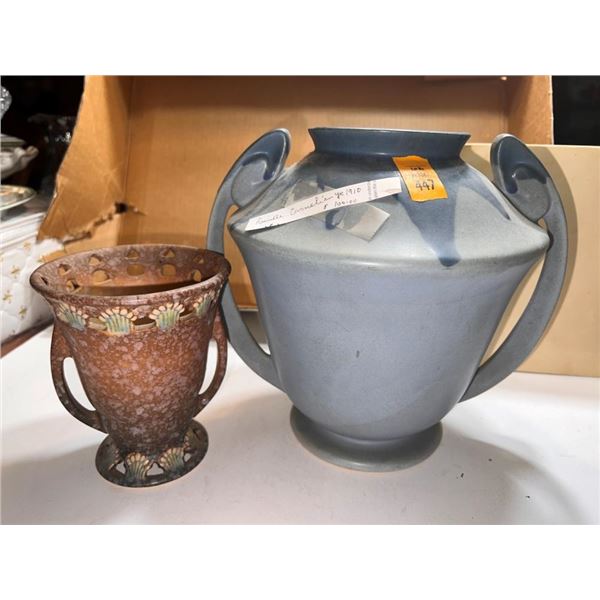 Early Roseville Pottery Vase/Unsigned Roseville Pottery Vase