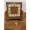 Image 1 : Art Deco Style Oak Clock