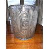 Image 2 : Cut Glass Flower Center and Vase