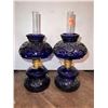 Image 1 : Cobalt Blue Oil Lamps