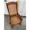 Image 2 : Child's Caned Rocking Chair